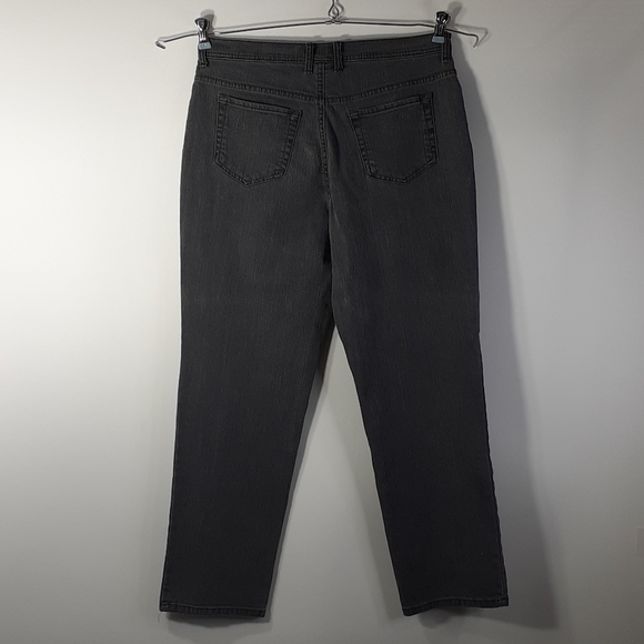 Charter Club 12 Short Classic Straight Gray Jeans - Picture 7 of 16